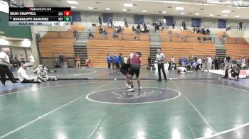 190 lbs Cons. Round 3 - Guadalupe Sanchez, Rancho Buena Vista vs Sean Chappell, Corona Del Sol