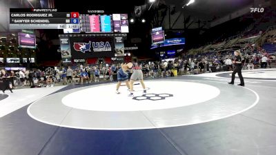 285 lbs Champ. Rd Of 32 - Carlos Rodriguez Jr., SD vs Sawyer Schendel, MN