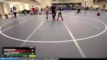 75 lbs Round 1 (6 Team) - Walker Reed, Apple Valley vs Mason Sorensen, Owatonna