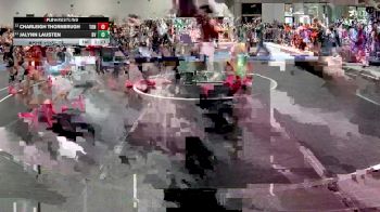 97 lbs Cons. Round 2 - Jalynn Lausten, Blue Valley vs Charleigh Thornbrugh, Tonganoxie