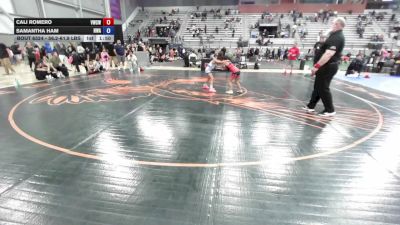 56.2-61.9 lbs Cons. Sub-semis - Cali Romero, Victory Wrestling-Central WA vs Samantha Ham, Nebraska Wrestling Academy