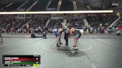 250 lbs Cons. Round 2 - Avery Florence, Junction City vs Ryder Morris, Great Bend
