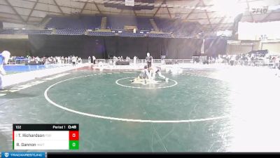 102 lbs 2nd Place Match - Trevor Richardson, FordDynastyWrestlingClub vs Rocco Gannon, Inland Northwest Wrestling Training Center