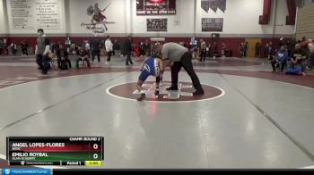 132 lbs Champ. Round 2 - Angel Lopes-Flores, Basic vs Emilio Roybal, SLAM Academy