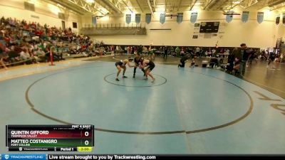 112-123 lbs Round 5 - Matteo Costanigro, Fort Collins vs Quintin Gifford, Thompson Valley