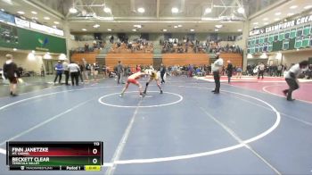 113 lbs 3rd Place Match - Finn Janetzke, Mt. Carmel vs Beckett Clear, Temecula Valley