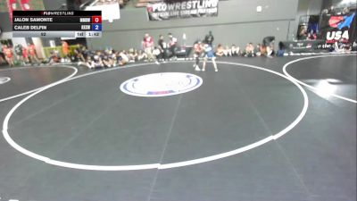 92 lbs Jalon Samonte, MDWA - Mount Diablo Wrestling Association vs Caleb Delfin, KCWA - Kern County Wrestling Association