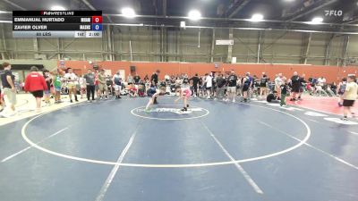 88 lbs Rr Rnd 5 - Emmanual Hurtado, Maine Hammahs - MSE vs Zavier Olver, Mat Assassins Red - MSE