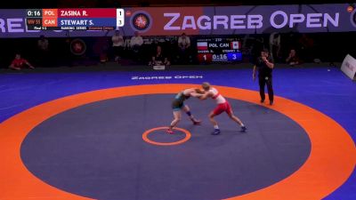 55 kg Gold - Roksana Zasina, POL vs Samantha Stewart, CAN
