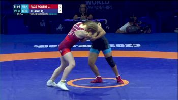 59 kg 1/2 Final - Jennifer Page Rogers, United States vs Qi Zhan Zhang, China