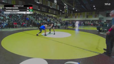 144 lbs Semifinal - Nathan Cauwel, Chino vs Gabriel Estrada, Frontier
