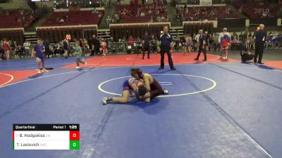 90 lbs Quarterfinal - Blake Hodgskiss, Choteau Wrestling vs Tanner Laslovich, Summit Wrestling Club