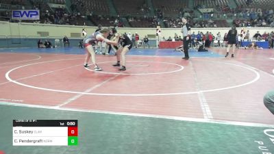 113 lbs Consi Of 8 #1 - Cambry Suskey, Claremore Wrestling Club vs Chesney Pendergraft, Norman JH