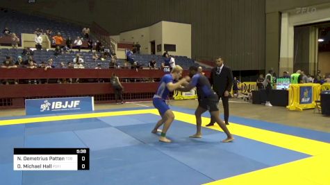 Nicholas Demetrius Patten vs Dayton Michael Hall 2024 Pan IBJJF Jiu-Jitsu No-Gi Championship