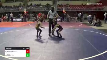 46 lbs Quarterfinal - Kaiden Galindez, Dundee vs Johnathan Millz, Pomona Elite