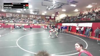 132 lbs Cons. Round 3 - Kham Briggs, Madison vs Rydge Vail, Bonneville