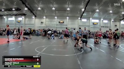 113 lbs Round 3 (6 Team) - Manley Nalls, Osprey WC vs Gaspar Raymundo, Ohio Valley