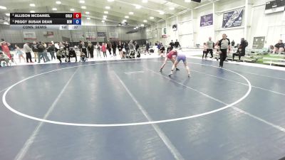 110 lbs Cons. Semis - Peggy Susan Dean, Betterman Elite Wrestling vs Allison McDaniel, Colorado