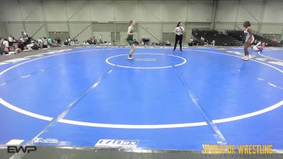 110 lbs Rr Rnd 5 - Heavyn Woods, Super Girls K-6 Red vs Averie Olvera, Oklahoma Mafia Girls K-6
