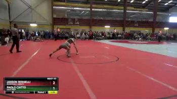 113 lbs Champ. Round 2 - Paolo Ciatto, Iona Prep vs Jaxson Rosselli, Olentangy Liberty