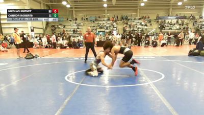 126 lbs Consi Of 64 #1 - Nikolas Jimenez, MD vs Connor Roberts, SC