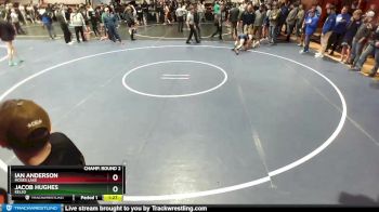 132 lbs Champ. Round 2 - Ian Anderson, Moses Lake vs Jacob Hughes, Kelso