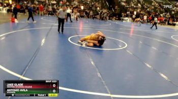 149 lbs Champ. Round 2 - Antonio Avila, Wyoming vs Jake Glade, Western Wyoming College