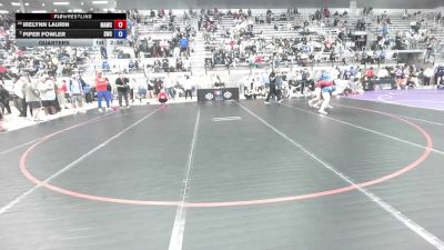 76 kg Quarters - Irelynn Laurin, Mayhem WC vs Piper Fowler, Statesman Wrestling Club