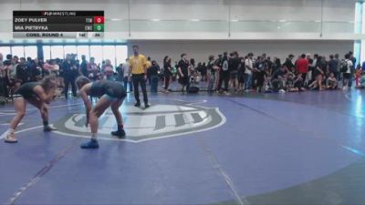 120 lbs Cons. Round 4 - Mia Pietryka, Coyote Wrestling Club vs Zoey Pulver, Takedown Express W/C