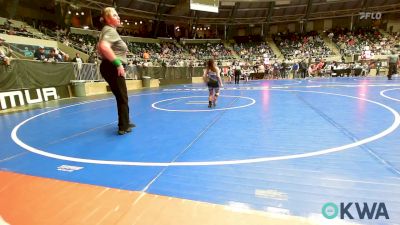 75 lbs Round Of 16 - Ryder Hatcher, Harrah Little League Wrestling vs Champ Bryant, Victory Grappling Club