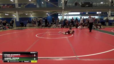 60 lbs Round 3 (16 Team) - Ethan Schwartz, All American vs Gabriel Groene, Spatola Wrestling