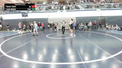 120 lbs Round 4 - Isaac Cruz, Idaho vs Liam Breen, Twin Falls High School Wrestling