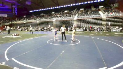 66 lbs Consolation - Krieger Budd, Other Team vs Heith Merritt, Wyoming Underground