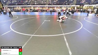 7th - 8th grade - 138 Champ. Round 2 - Henry Heisler, Iowa vs Landon Askelsen, Moen Wrestling Academy