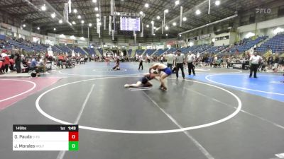 149 lbs Final - Quentin Pauda, U-town Hammers vs Jesus Morales, Wolf Pack