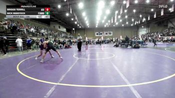 138 lbs Cons. Round 2 - Nick Rebstock, Ft. Zumwalt North vs Briggs Terrill, Arkansas City