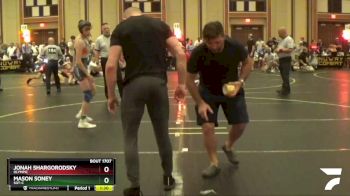 95 lbs Quarterfinal - Jonah Shargorodsky, Olympic vs Mason Soney, Sot-c