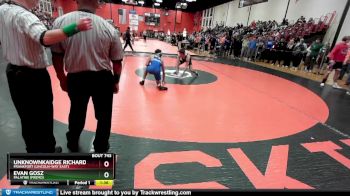 144 lbs Semifinal - Evan Gosz, Palatine (FREMD) vs UnknownKaidge Richardson, Frankfort (LINCOLN-WAY EAST)