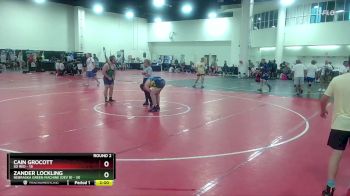 190 lbs Round 2 (6 Team) - Cain Grocott, SD Red vs Zander Lockling, Nebraska Green Machine (Dev B)