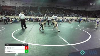 61 lbs Quarterfinal - Ty Burns, Morrison Takedown Club vs Jake Johnson, Pauls Valley Panther Pinners