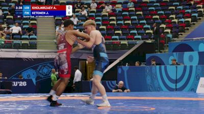 80 kg 1/4 Final - Abdulaziz Kholmirzaev, Uzbekistan vs Jalo Ketonen, Finland