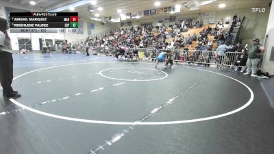 100 lbs Semifinal - Reighlene Valdez, Poly/Long Beach vs Abigail Marquez, Marina