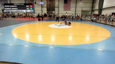 138 lbs Rr Rnd 3 - Peter Leventis, Wrecking Crew Wrestling Club vs Dominic Kemble, Ohio Titan Grey