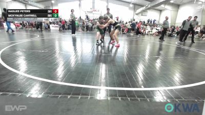 170 lbs Rr Rnd 1 - Hadliee Peters, Salina Wrestling Club vs McKynlee Cantrell, Brushy Wrestling Club