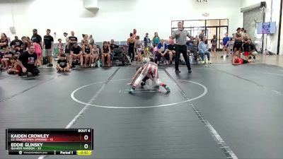 76 lbs Round 2 (6 Team) - Kaiden Crowley, U2 Journeymen Uprising vs Eddie Glinsky, Quaker Maroon