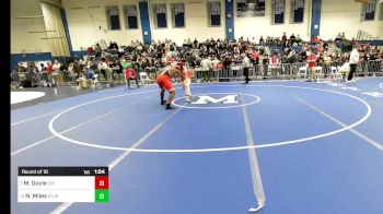 220 lbs Round Of 16 - Mickey Doyle, Catholic Memorial vs Noah Miles, Saint John's