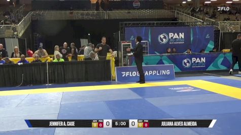 Juliana Alves Almeida vs Jennifer A. Case 2025 Pan Jiu Jitsu IBJJF Championship