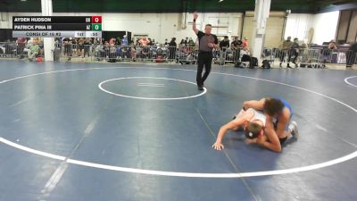 120 lbs Consi Of 16 #2 - Ayden Hudson, OH vs Patrick Pina III, AZ
