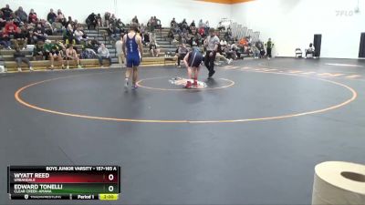 157-165 A Round 4 - Edward Tonelli, Clear Creek-Amana vs Wyatt Reed, Urbandale