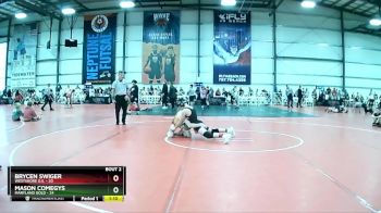 120 lbs Rd# 1 9:00am Friday - Brycen Swiger, Westshore D.S. vs Mason Comegys, Maryland Gold